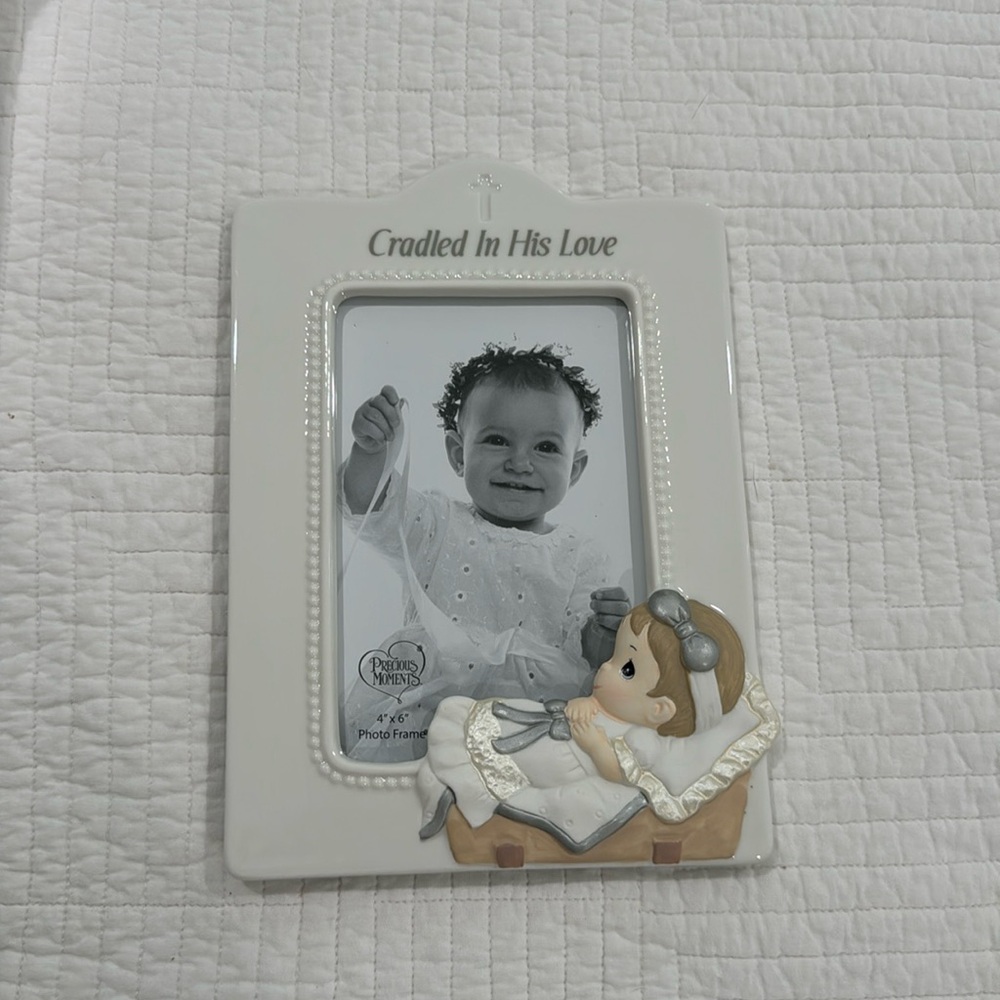 Precious Moments Porcelain Frame NIB